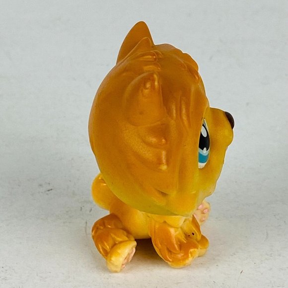 Littlest Pet Shop LPS Orange Brown Chow Chow Puppy Dog Pretend Play Toy 2005 - Picture 5 of 9